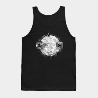 mooncat in space Tank Top